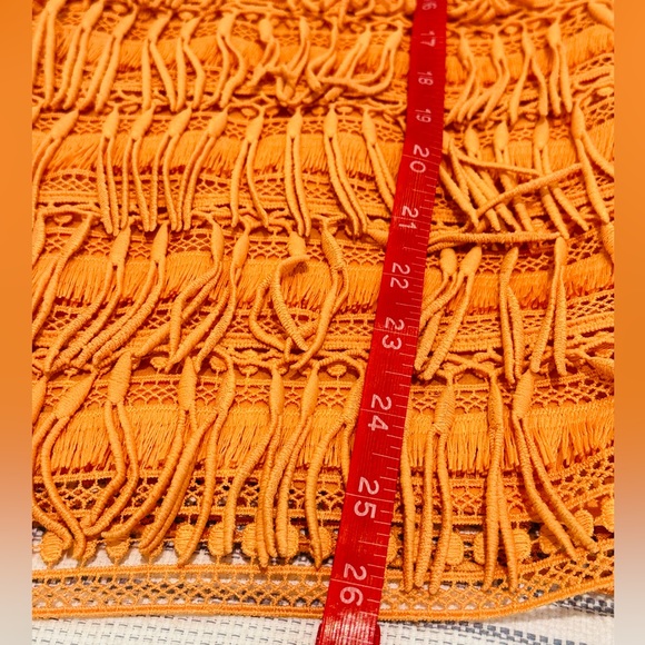 “ let me be fringed” 🍊tubed mini dress for Anthropologie - Picture 6 of 13